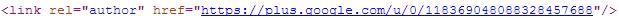 rel=author auf wilkosteffens.de im HTML-Code