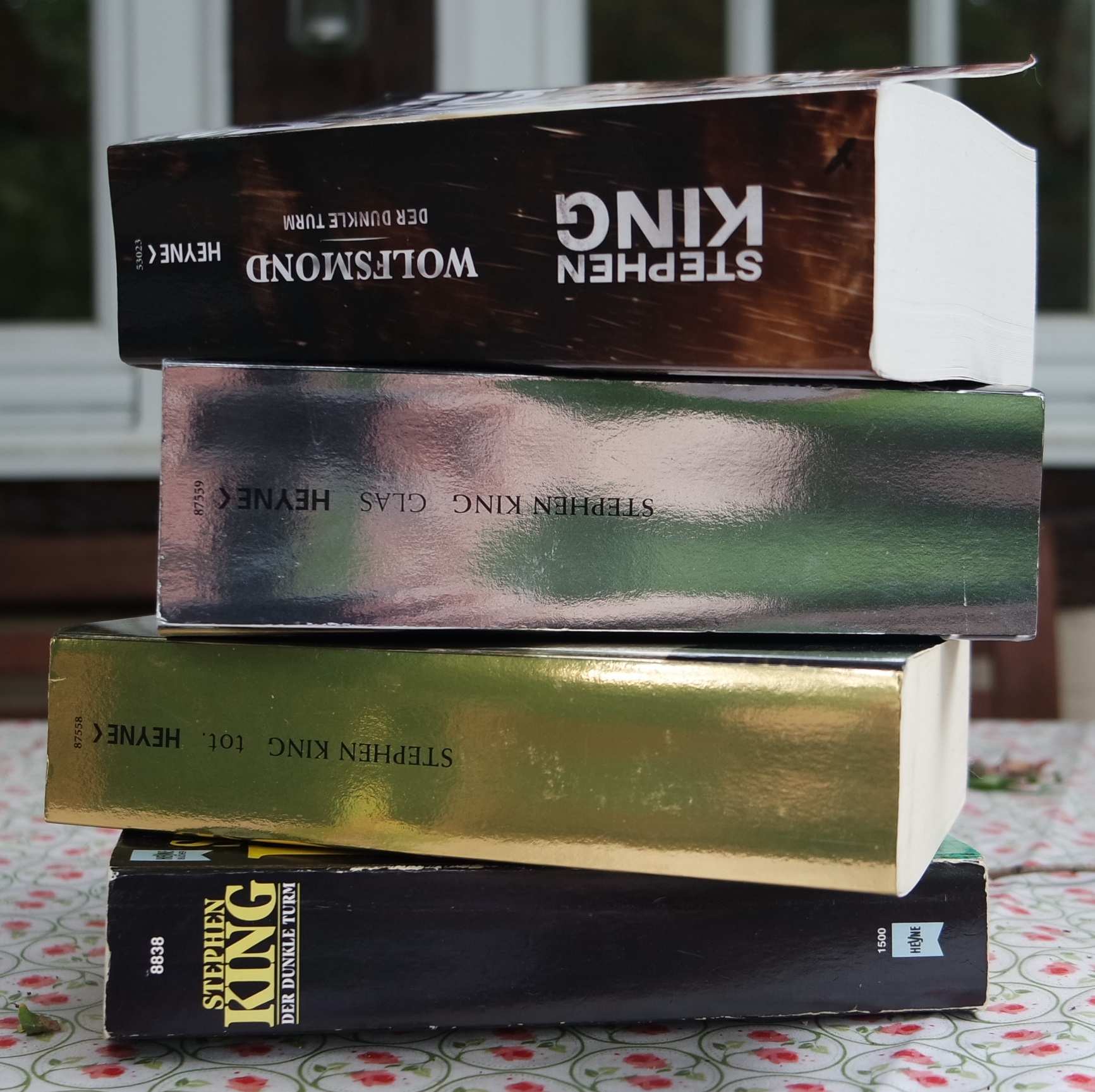 Die ersten fünf Bände aus Stephen Kings Zyklus 'Der Dunkle Turm'