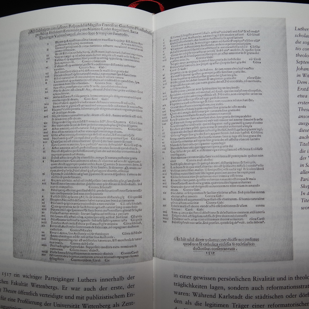 Martin Luthers Thesen gegen die scholastische Theologie (1517)